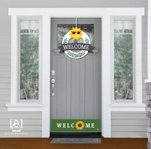 Load image into Gallery viewer, Door Kick Plate - Rubber Magnet - “Sunflower Welcome”- UV Printed - Multiple Sizes & Designs (Copy)