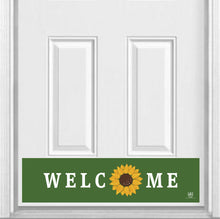 Load image into Gallery viewer, Door Kick Plate - Rubber Magnet - “Sunflower Welcome”- UV Printed - Multiple Sizes & Designs (Copy)