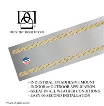 Load image into Gallery viewer, Mounting Plate for Magnetic Door Sign Kick Plates (Industrial Adhesive Mount)