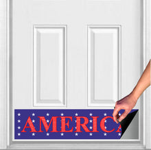 Load image into Gallery viewer, Door Kick Plate - Rubber Magnet - “AMERICA” - UV Printed - Multiple Sizes