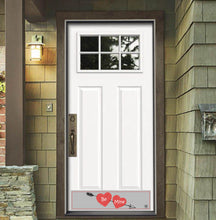 Load image into Gallery viewer, Door Kick Plate - Rubber Magnet - “Be Mine” - UV Printed - Multiple Sizes