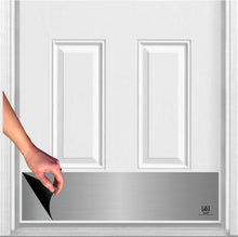Load image into Gallery viewer, Door Kick Plate - Magnet - “Traditional Faux Metal Finish” - UV Printed - Multiple Sizes & Designs
