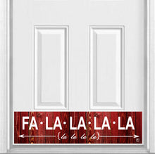 Load image into Gallery viewer, Fa La La La La Magnetic Kick Plate for Steel Door, 8" x 34" and 6" x 30" Size Options