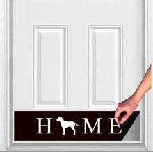 Load image into Gallery viewer, Door Kick Plate - Rubber Magnet - Customized “HOME Pet Silhouette”- UV Printed - Multiple Sizes & Colors