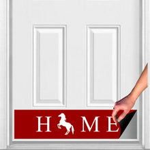 Load image into Gallery viewer, Door Kick Plate - Rubber Magnet - Customized “HOME Pet Silhouette”- UV Printed - Multiple Sizes & Colors