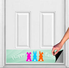 Load image into Gallery viewer, Door Kick Plate - Rubber Magnet - “Hoppy Easter!” Holiday Themed - UV Printed - Multiple Sizes