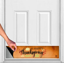 Load image into Gallery viewer, Door Kick Plate - Rubber Magnet - “Happy Thanksgiving” Holiday Themed - UV Printed - Multiple Sizes