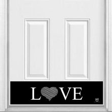 Load image into Gallery viewer, Door Kick Plate - Rubber Magnet - “LOVE”- UV Printed - Multiple Sizes & Color Options