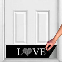 Load image into Gallery viewer, Door Kick Plate - Rubber Magnet - “LOVE”- UV Printed - Multiple Sizes & Color Options