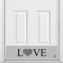 Load image into Gallery viewer, Door Kick Plate - Rubber Magnet - “LOVE”- UV Printed - Multiple Sizes & Color Options