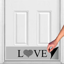 Load image into Gallery viewer, Door Kick Plate - Rubber Magnet - “LOVE”- UV Printed - Multiple Sizes & Color Options