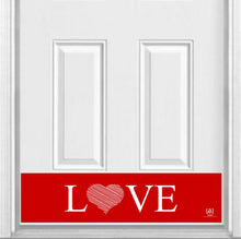 Load image into Gallery viewer, Door Kick Plate - Rubber Magnet - “LOVE”- UV Printed - Multiple Sizes & Color Options
