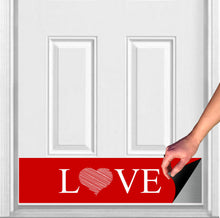Load image into Gallery viewer, Door Kick Plate - Rubber Magnet - “LOVE”- UV Printed - Multiple Sizes & Color Options