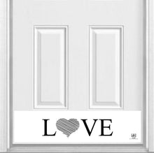 Load image into Gallery viewer, Door Kick Plate - Rubber Magnet - “LOVE”- UV Printed - Multiple Sizes & Color Options