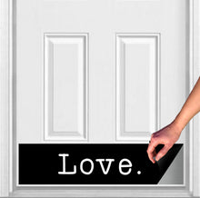 Load image into Gallery viewer, Door Kick Plate - Rubber Magnet - “Love Letter”- UV Printed - Multiple Sizes & Designs