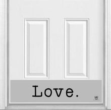 Load image into Gallery viewer, Door Kick Plate - Rubber Magnet - “Love Letter”- UV Printed - Multiple Sizes & Designs