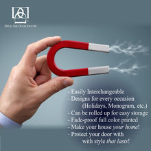 Load image into Gallery viewer, Door Kick Plate - Rubber Magnet - “Noel” Christmas Themed - UV Printed - Multiple Sizes