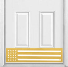 Load image into Gallery viewer, Door Kick Plate - Rubber Magnet - “Patriot” - UV Printed - Multiple Faux Metal Finishes & Sizes