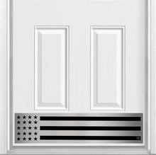 Load image into Gallery viewer, Door Kick Plate - Rubber Magnet - “Patriot” - UV Printed - Multiple Faux Metal Finishes & Sizes