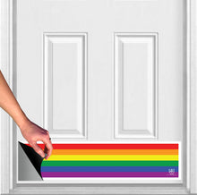 Load image into Gallery viewer, Door Kick Plate - Magnet - “Rainbow Print”- UV Printed - Multiple Sizes & Designs