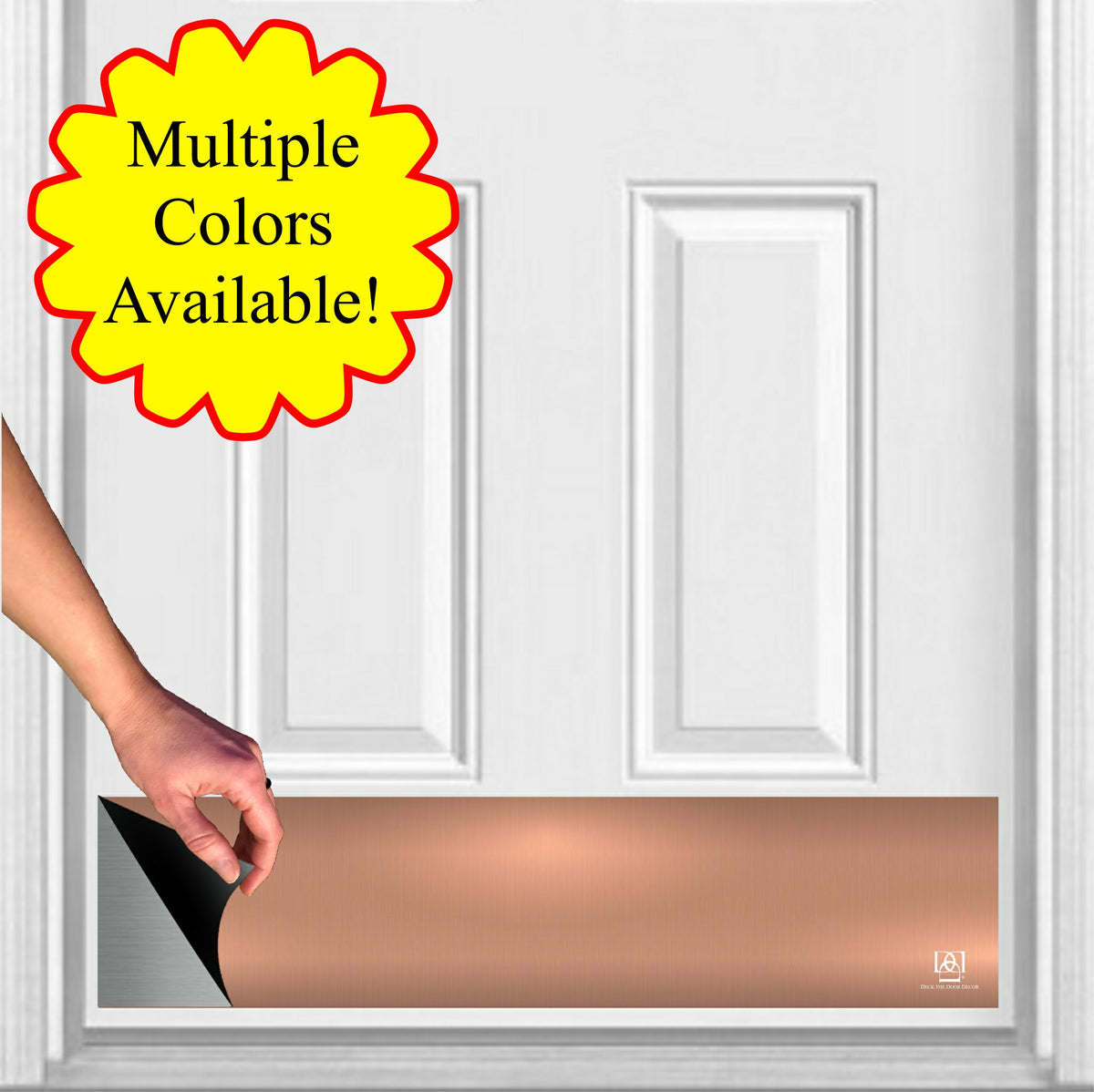 Traditional Metallic Finish Door Sign Kick Plate Catalog
