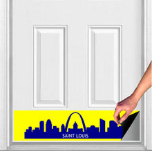 Load image into Gallery viewer, Door Kick Plate - Rubber Magnet - “St. Louis Skyline” - UV Printed - Multiple Sizes & Designs