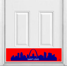 Load image into Gallery viewer, Door Kick Plate - Rubber Magnet - “St. Louis Skyline” - UV Printed - Multiple Sizes & Designs