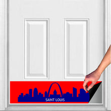 Load image into Gallery viewer, Door Kick Plate - Rubber Magnet - “St. Louis Skyline” - UV Printed - Multiple Sizes & Designs