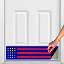 Load image into Gallery viewer, Door Kick Plate - Rubber Magnet - “Red, White, and Blue Patriot”- UV Printed - Multiple Sizes