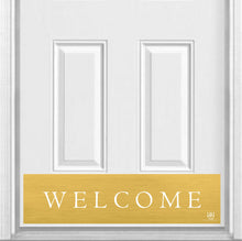 Load image into Gallery viewer, Door Kick Plate - Magnet - “Traditional Welcome” - UV Printed - Multiple Sizes