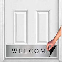 Load image into Gallery viewer, Door Kick Plate - Magnet - “Traditional Welcome” - UV Printed - Multiple Sizes