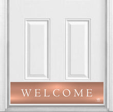 Load image into Gallery viewer, Door Kick Plate - Magnet - “Traditional Welcome” - UV Printed - Multiple Sizes
