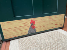 Load image into Gallery viewer, Door Kick Plate - Rubber Magnet - “Grumpy Chicken” - UV Printed - Multiple Sizes