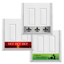 Load image into Gallery viewer, Deck the Door Decor | Rubber Magnetic Kick Plates - Interchangeable Holiday 3 Pack - Motif Collection - Multiple Sizes & Designs