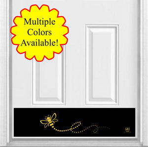 Door Kick Plate - Rubber Magnet - "Honey Bee”- UV Printed - Multiple Sizes & Colors