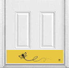 Load image into Gallery viewer, Door Kick Plate - Rubber Magnet - &quot;Honey Bee”- UV Printed - Multiple Sizes &amp; Colors
