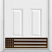 Load image into Gallery viewer, Door Kick Plate - Rubber Magnet - “Patriot” - UV Printed - Multiple Faux Metal Finishes &amp; Sizes
