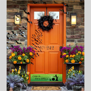 Door Kick Plate - Magnet - “Come In for a Spell” Halloween Themed - UV Printed - Multiple Sizes