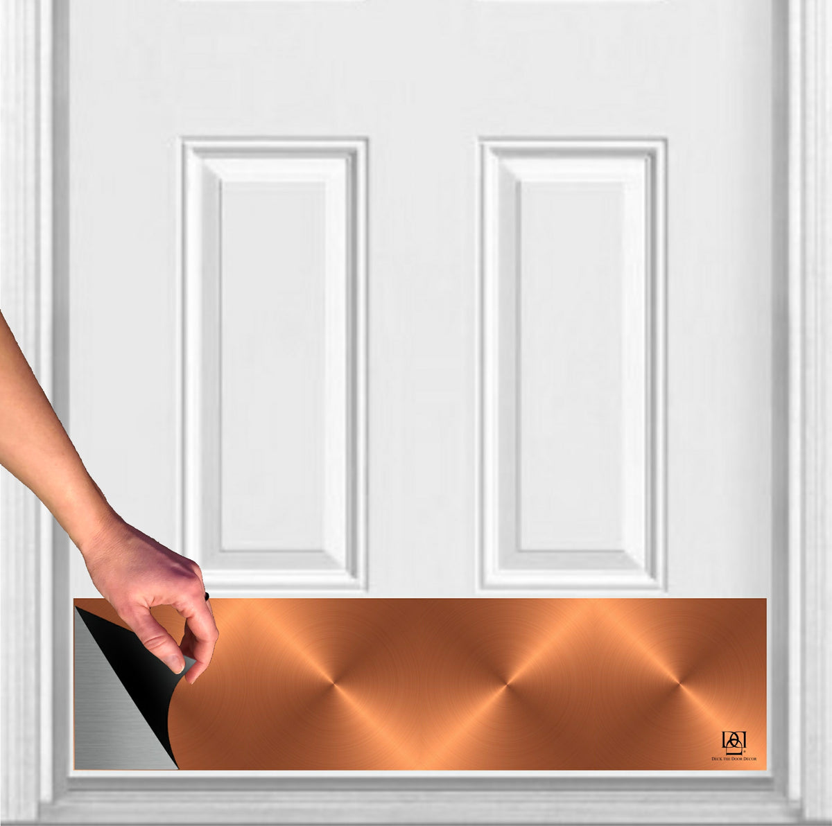 Copper Brewster Door Sign Kick Plate Catalog Marvelous