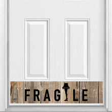 Load image into Gallery viewer, FRAGILE Magnetic Kick Plate for Steel Door, 8&quot; x 34&quot; and 6&quot; x 30&quot; Size Options

