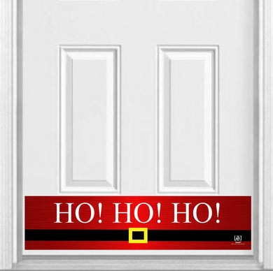 HO! HO! HO! Magnetic Kick Plate for Steel Door, 8