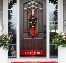 Load image into Gallery viewer, Door Kick Plate - Magnet - “HO! HO! HO!” Christmas Themed - UV Printed - Multiple Sizes
