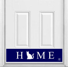 Load image into Gallery viewer, Door Kick Plate - Magnet - Customized “HOME Pet Silhouette”- UV Printed - Multiple Sizes &amp; Colors
