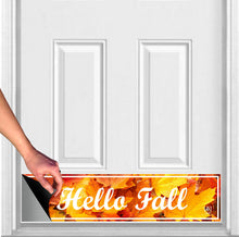 Load image into Gallery viewer, Door Kick Plate - Magnet - “Hello Fall” - UV Printed - Multiple Sizes
