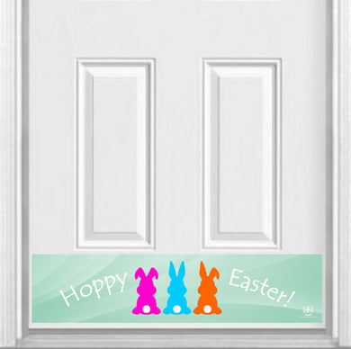 Hoppy Easter! Magnetic Kick Plate for Steel Door, 8