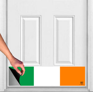 Door Kick Plate - Magnet - “Irish Flag” - UV Printed - Multiple Sizes & Designs