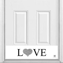 Load image into Gallery viewer, Door Kick Plate - Magnet - “LOVE”- UV Printed - Multiple Sizes &amp; Color Options
