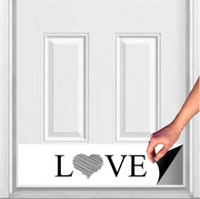 Load image into Gallery viewer, Door Kick Plate - Magnet - “LOVE”- UV Printed - Multiple Sizes &amp; Color Options
