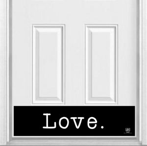 Door Kick Plate - Magnet - “Love Letter”- UV Printed - Multiple Sizes & Designs
