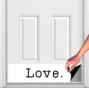 Door Kick Plate - Magnet - “Love Letter”- UV Printed - Multiple Sizes & Designs